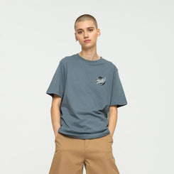 Santa Cruz Womens T-Shirt Yin Yang Dot T-Shirt - Pewter - Skatewarehouse.co.uk