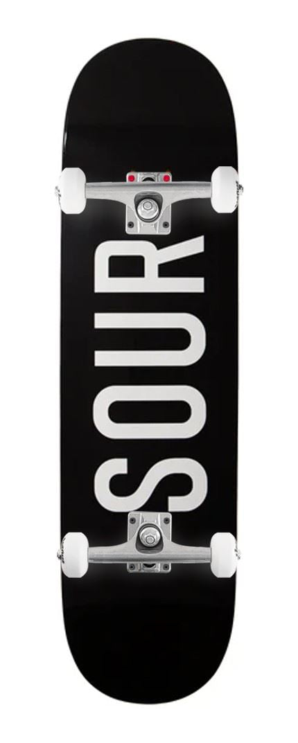Sour Solution 'Army' Black OG (S2) x Venom Custom Complete Skateboard - 8.5