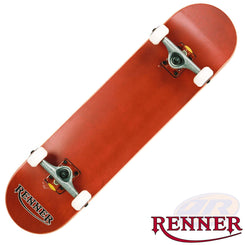 Renner Pro - 7 Ply, Virus Trucks, Abec 9 - Red Complete Skateboard - 7.75" - Skatewarehouse.co.uk