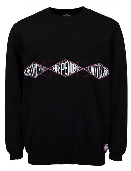 Independent Crew BTG Pivot Knitted Crew - Black - Skatewarehouse.co.uk