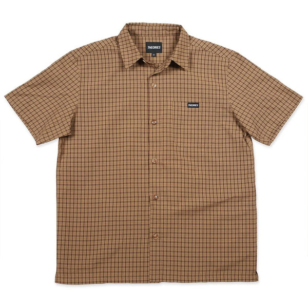 Theories Of Atlantis Avignon Flannel Button Up Caramel Apparel - S