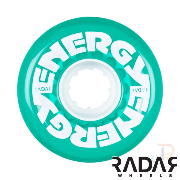 Radar (4) - Energy 62 - Clear Green - / 78a Skateboard Wheels - 62mm
