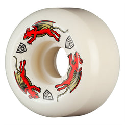 Powell-Peralta Dragon Formula • Nano Rat • 56mm x 36mm • 93A • AV6 • Off White / Red Skateboard Wheels