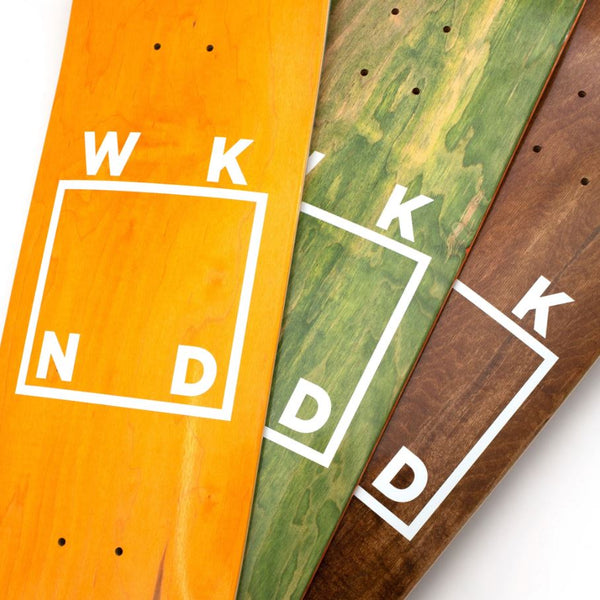 WKND Mini White Logo (Assorted Plys) Skateboard Deck - 7.375