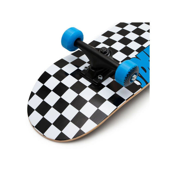 Speed Demons Checkers Black / Blue Complete Skateboard - 8.0