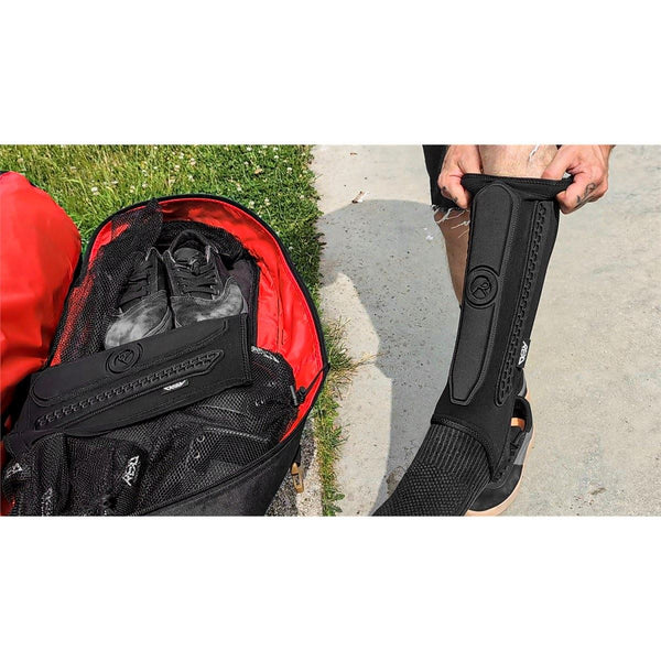 REKD Energy Covert Shin Impact Guards - Black - Skatewarehouse.co.uk