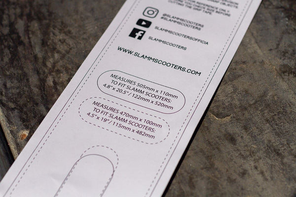 Slamm Scooter Grip Tape - Arrow - Skatewarehouse.co.uk