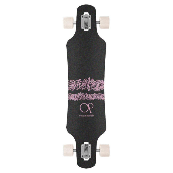 Ocean Pacific Island Drop Through Longboard Off White / Teal 39