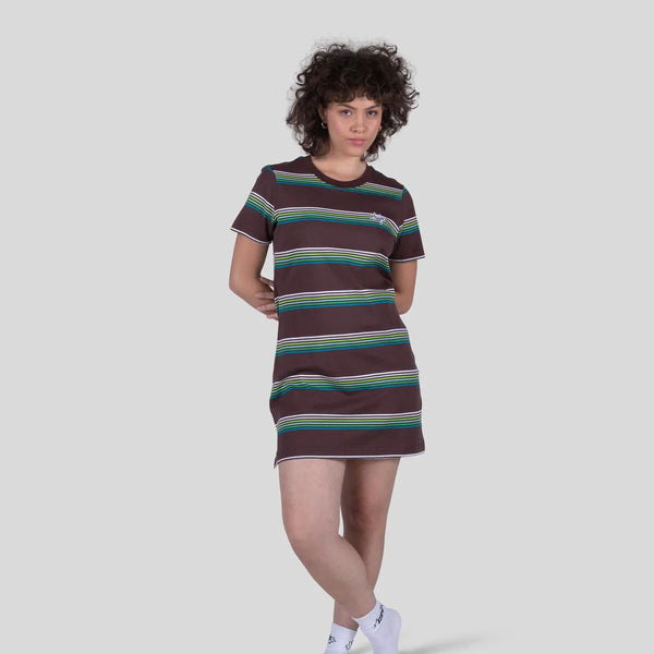 HUF Landmark S / S Knit Dress (Brown) T-Shirt - S