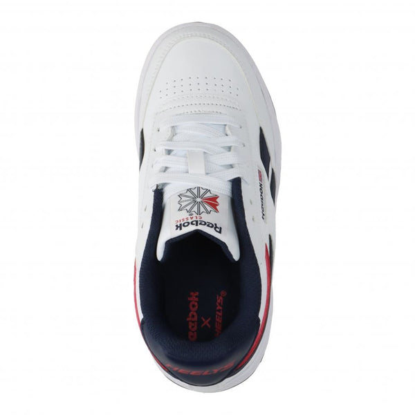 Heelys X Reebok Reebok Club C PU - White / Navy - Skatewarehouse.co.uk