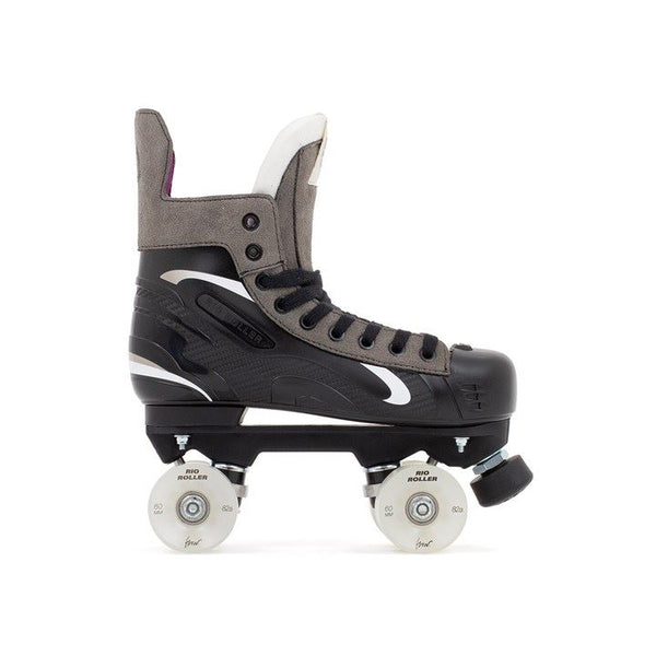 Rio Roller Flow Hockey Quad Skates - Black