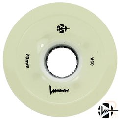 Luminous LED Quad Wheel - White Glow - 70x51mm / 85a (Unit) - 51mm