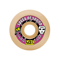 Opera SOS Mezzo - Hardline Conical 101a White Skateboard Wheels - 58mm