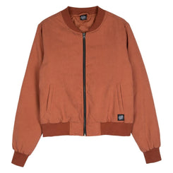 Santa Cruz Womens Jacket Opus Dot Bomber Jacket - Clay - Skatewarehouse.co.uk