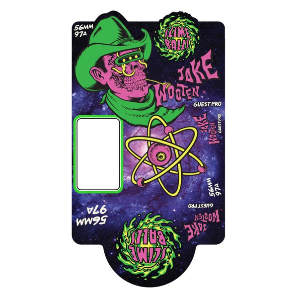 Slime Balls Skateboard Wheels Wooten Fever Dream Vomit 97a - Black - Skatewarehouse.co.uk