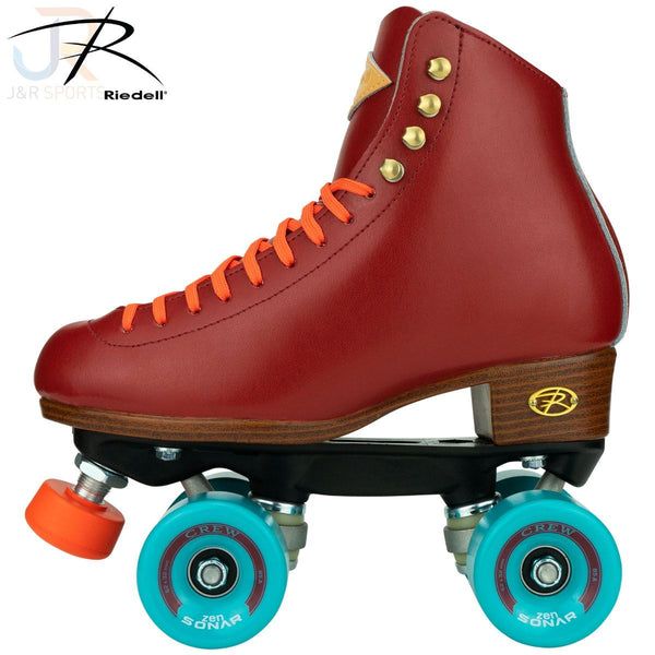 Riedell Crew - Crimson Red Quad Skates