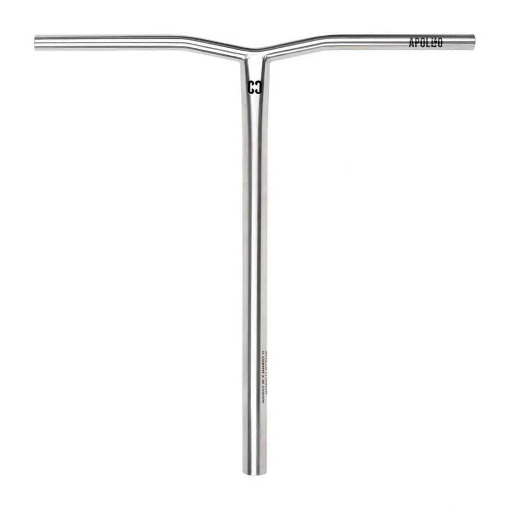 CORE Apollo V2 Titanium Stunt Scooter Bars 580mm SCS/HIC - Raw - Skatewarehouse.co.uk