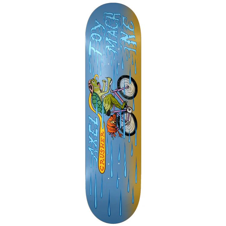 Toy Machine Axel Cruysburghs 'Cyclist' Skateboard Deck - 8.25" - Skatewarehouse.co.uk