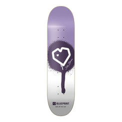 Blueprint x Sky Brown x MLSL Collab Guest Purple / White Skateboard Deck - 8.0"