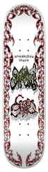 There Team Sneakdiss Battle Ship - White Skateboard Deck - 8.5"