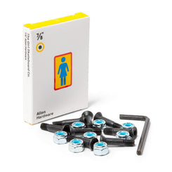 Girl Longneck Allen Bolts 7 / 8" Skateboard Bolts - One Size - Skatewarehouse.co.uk