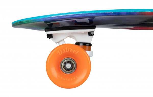 D Street Cruiser Tie-Dye Complete Cruiser Skateboard - 6.9