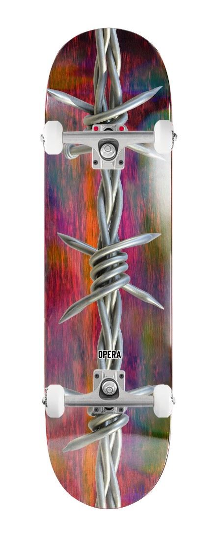 Opera Clay Kreiner Barb EX7 Red Bleed x Venom Custom Complete Skateboard - 8.5