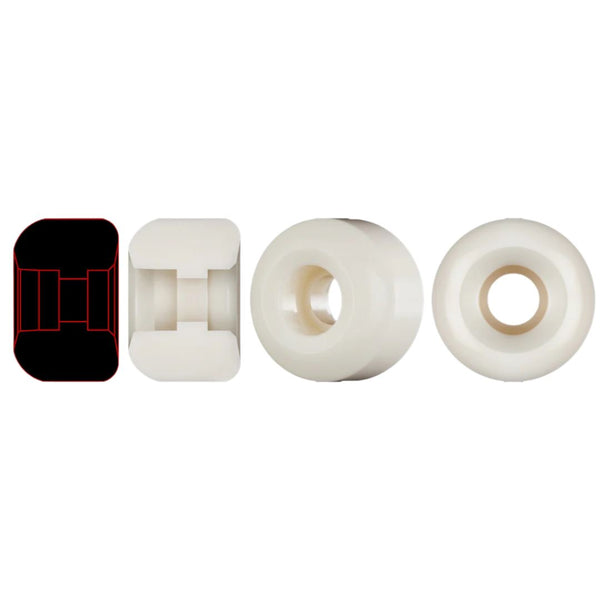 Powell Dragon Formula • Nano Cubic • 54mm x 36.5mm • 97A • Off White / Blue Skateboard Wheels
