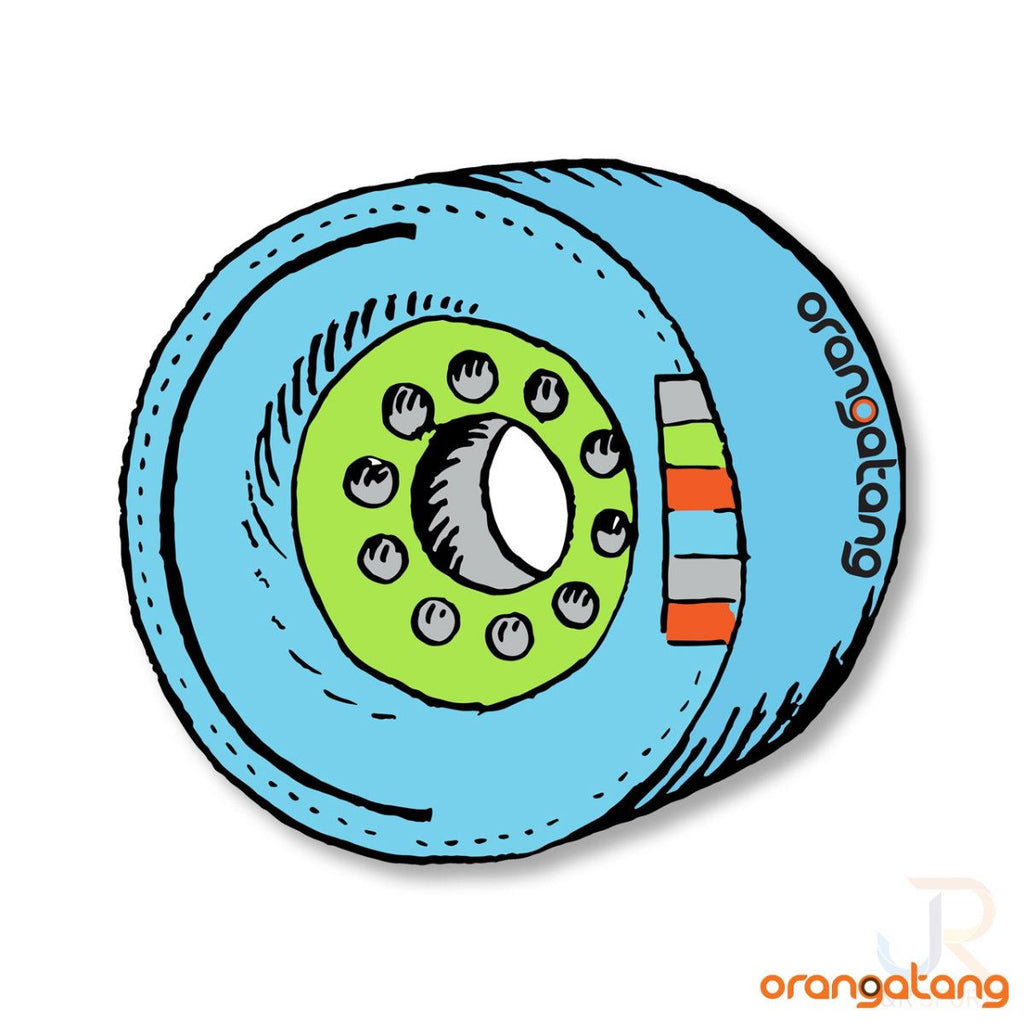 Orangatang Floor Decal Accessories