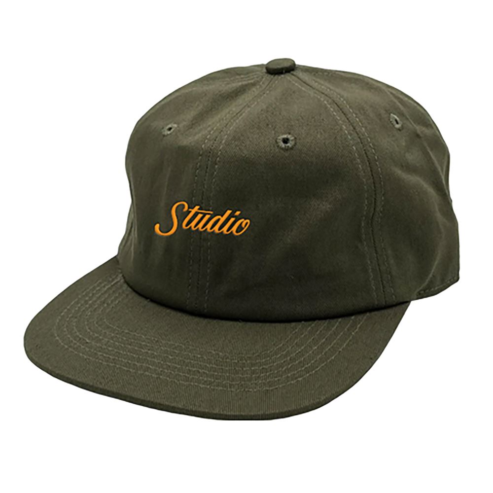 Studio Skateboards Small Script 6-Panel Olive