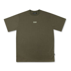 Sour Solution Drawn Tee Olive - Skatewarehouse.co.uk