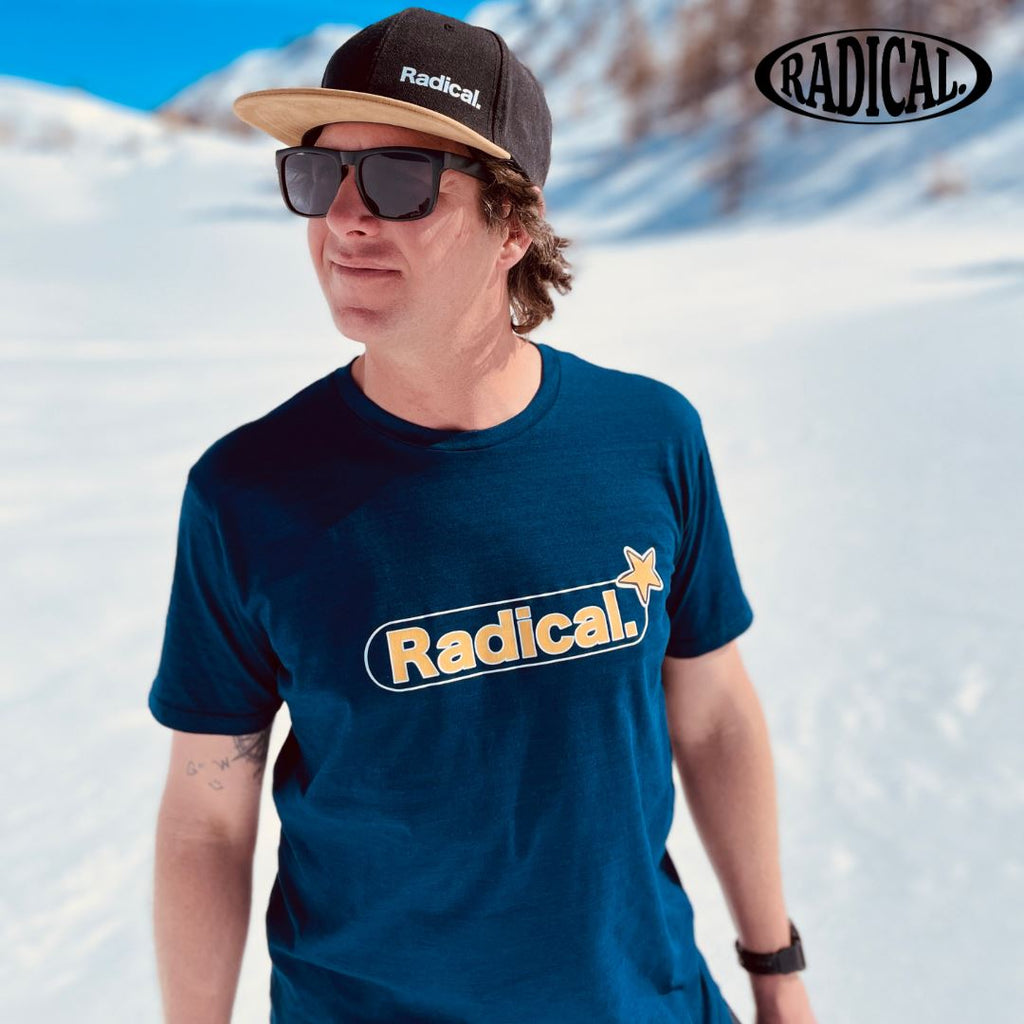 Radical. Star T-shirt, Unisex - Navy - Skatewarehouse.co.uk