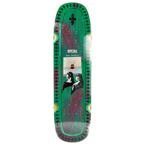 Opera Sam Beckett Saints EX7 Green Skateboard Deck - 8.75