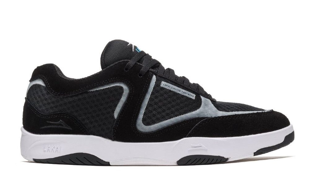Lakai Fade Black Suede Skate Shoes - Skatewarehouse.co.uk