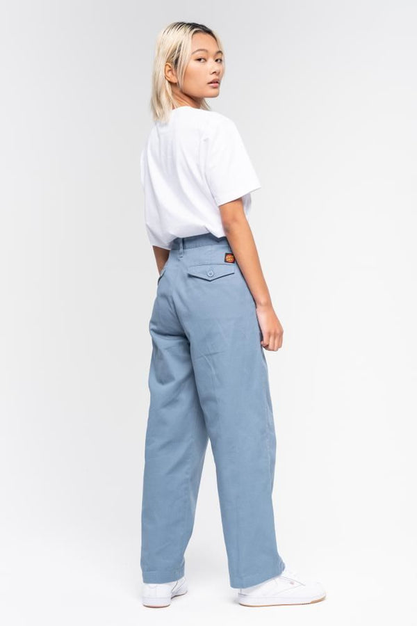 Santa Cruz Womens Pant Nolan Chino - Washed Navy - Skatewarehouse.co.uk