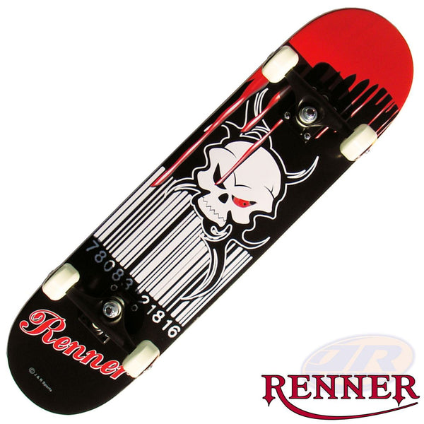 Renner A Inc Abec 5 & Black Trucks - A20 Blood Soaked Complete Skateboard - 7.75