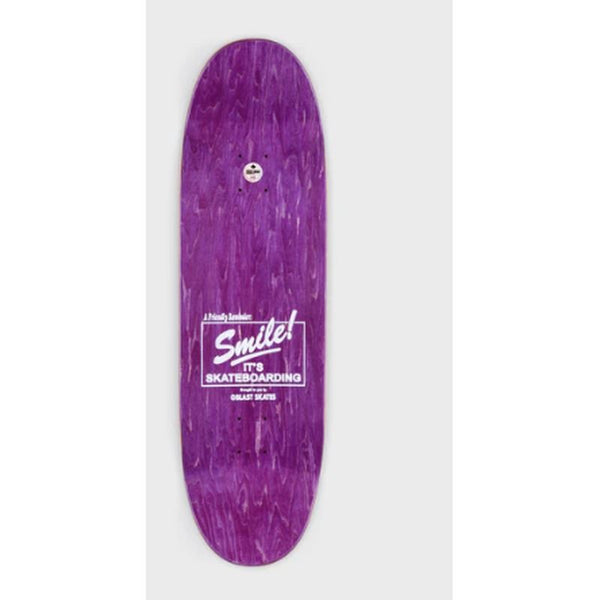Blast Big Smile Football Shape Skateboard Deck - 9.25