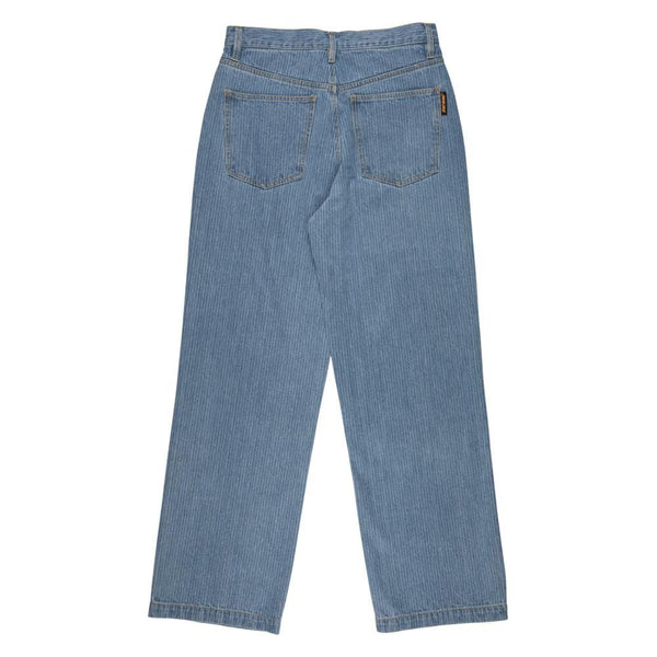 Santa Cruz Womens Pant Classic Baggy Jeans - Blue Stripe - Skatewarehouse.co.uk