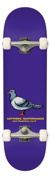 Anti Hero Pigeon Purple Complete Skateboard - 7.5"