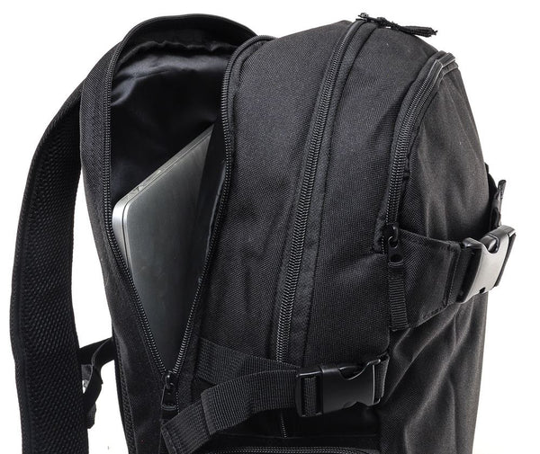 Venom Skateboards PRO Backpack with Skate Carrier - Black - Skatewarehouse.co.uk