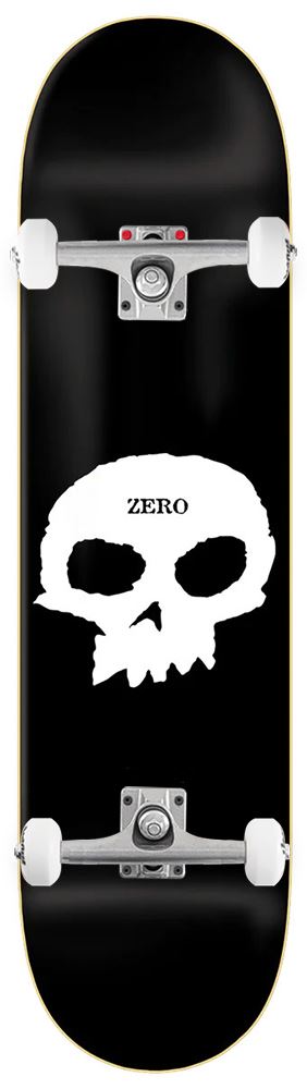 Zero Skateboards Zero Single Skull Blk/Wht  x Venom Skateboards Custom Complete Skateboard - 8.25" - Skatewarehouse.co.uk