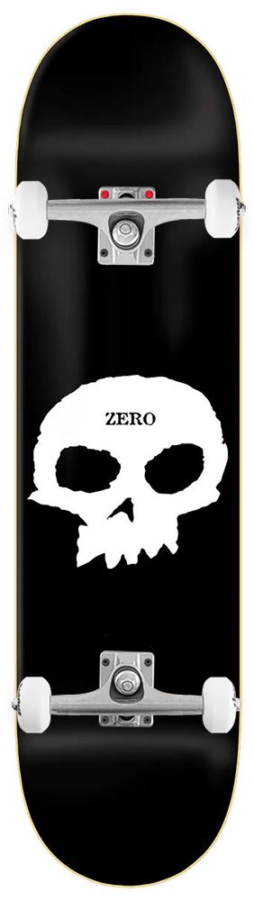 Zero Skateboards Zero Single Skull Blk/Wht  x Venom Skateboards Custom Complete Skateboard - 8.25