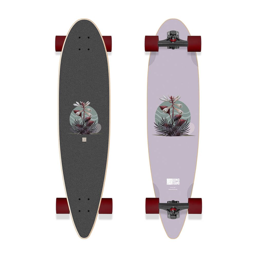 Long Island Bouquet 39"x9" Pintail Long Island Complete Longboard - 39.0" - Skatewarehouse.co.uk