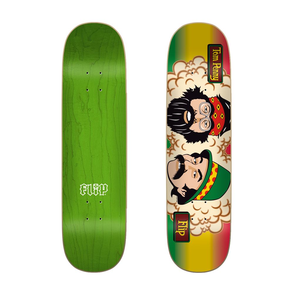 Rasta Stripe Penny x31.71" Flip Skateboard Deck - 8.25"