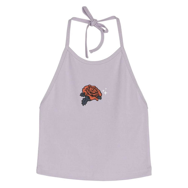 Santa Cruz Womens Halter Top Rose Glimmer - Pale Lavender - Skatewarehouse.co.uk