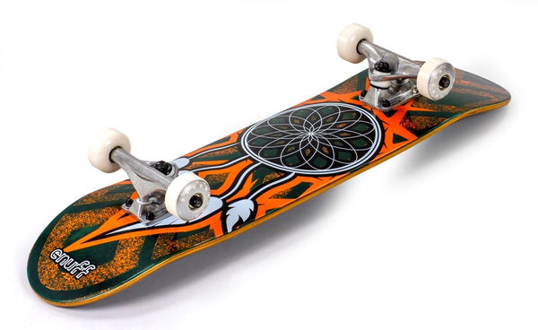 Enuff Dreamcatcher Teal Orange Junior Complete Skateboard - 7.25
