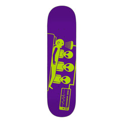Alien Workshop Abduction Purple / Green Skateboard Deck - 8.375"
