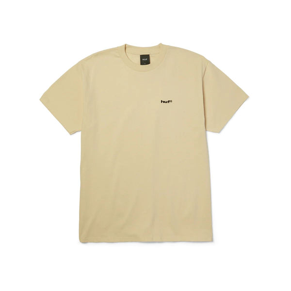 HUF 89 Embroidred S / S Tee (Cream / Black)