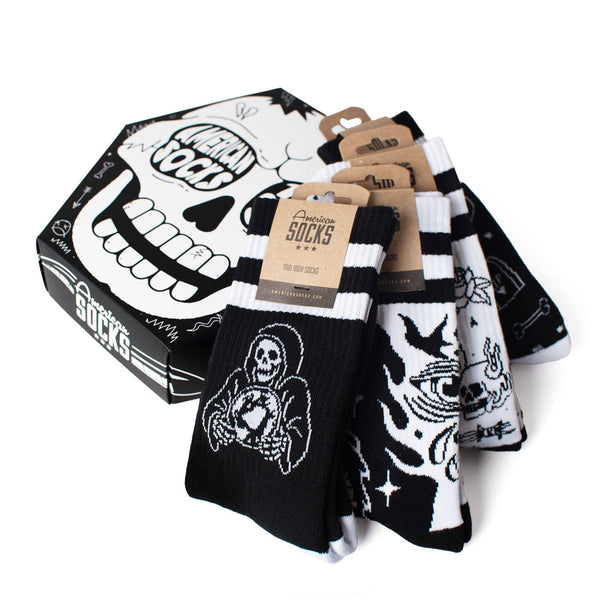 American Socks The Skull - Giftbox - One Size Socks