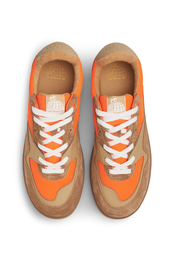 CM002 LO (Hibis Orange / Tan / Camel) Shoes - UK 8